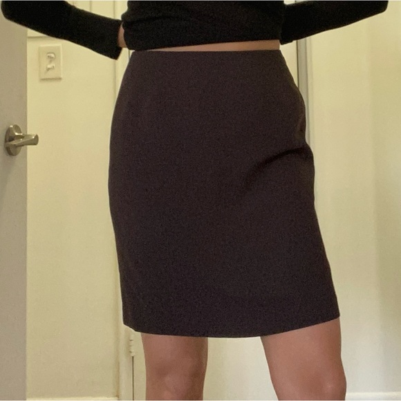 Chocolate brown pencil skirt - Picture 1 of 2